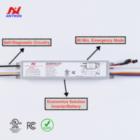 Controlador LED de Emergencia AC-DC de 20W, Impermeable, Garantía de 5 Años, 90 Minutos de Autonomía, Certificación CUL, Carcasa de Acero para 120-277V