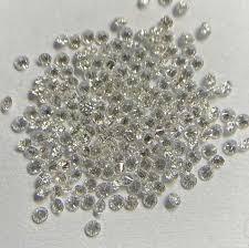 Exclusivo Lote Mixto de Diamantes Sueltos Redondos Pequeños Tipo Estrella Melee SI1 GH Blancos de 1.25mm-2.80mm (0.01-0.08 ct) que Pasan la Prueba del Detector, de RaaMaa - Product Image 1