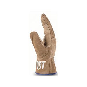 Guantes de Jardinería de Piel Serraje con Palma Reforzada, Guantes de Trabajo Suaves y Flexibles con Muñequera Elástica, Guantes para Trabajos en el Jardín, Proveedor Directo de Fábrica OEM - Product Image 4