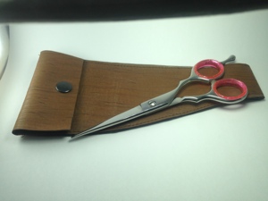 Vente flash - Ciseaux de coiffure professionnels en acier japonais personnalisés avec couleur et logo pour barbier - Product Image 5