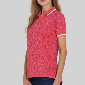 Camiseta de polo de golf personalizada para adultos, informal, con logotipo personalizado, sencilla, para mujer, disponible en todas las tallas. - Product Image 4