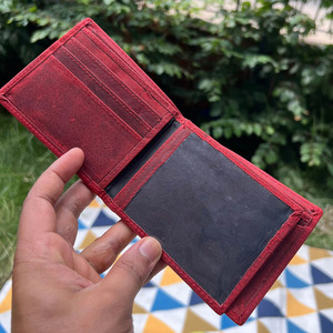 High quality mens leather <b>wallets</b> minimalist RFID <b>secure</b> design wholesale custom logo OEM premium export fashion in low price - Product Image 2