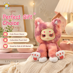 TUSALMO Super Soft <strong>Kitty</strong> Stuffed Animal 8.27 Inch, 3D Eyes PP Cotton High-density Flannel Comforting Plush Doll Gift - Product Image 5