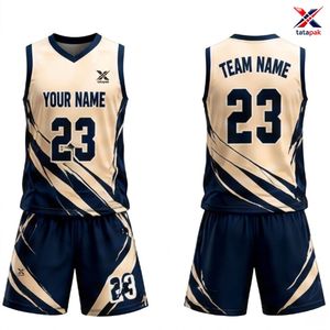 Ensemble d'uniformes de basket-ball sublimés personnalisés les plus vendus unisexe adultes et enfants concevez votre propre Kit d'équipe vêtements de basket-ball en gros - Product Image 4