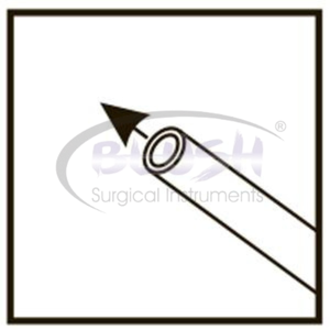Irrigating Cannula Angled 45° Cataract Surgery Irrigation Instrument Stainless Steel CE ISO Certified By <b>Blush</b> Surgical - Product Image 4