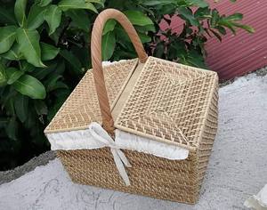 ตะกร้าหวายและหวายจากเวียดนามตะกร้าไม้ไผ่สำหรับบ้าน - Product Image 3