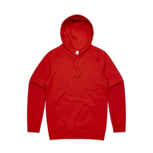 Brand Winter Sale Fleece Breathable Casual <b>Hoodie</b> 100% Cotton Solid Color Private Label Pullover Front Kangaroo Pocket <b>Red</b> - Product Image 1