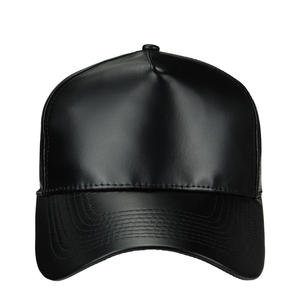 High Quality Vintage Sporty <b>Baseball</b> Wholesale Customized Genuine Cowhide Formal Solid 6-Panel Common Leather Adjustable Unisex - Product Image 5