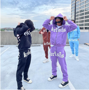 Sudadera con Capucha Gótica para Hombre, Oversize, de Forro Polar y Algodón, con Estampado Frontal de Letras, Ajuste Holgado, Estilo Invernal, Transpirable, 370g - Product Image 4