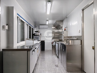Conteneur industriel de 20 pieds pour cuisine, bar à jus, cuisine préfabriquée en conteneur, restaurant de restauration rapide à vendre