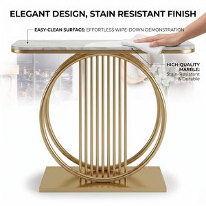 Mesa de Centro Moderna y Duradera con Estructura Metálica para Sala de Estar - M.F. EXPORTACIONES INTERNACIONALES Modelo MF-AB-203 - Product Image 4