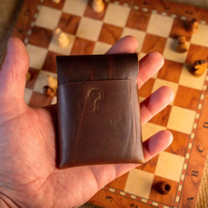 Cartera de Cuero Vacuno sin Costuras, Minimalista, Delgada, Tarjetero, Sin Costuras, Cuero Genuino, Bloqueo RFID, Bolsa para Hombre SLW-0038 - Product Image 1