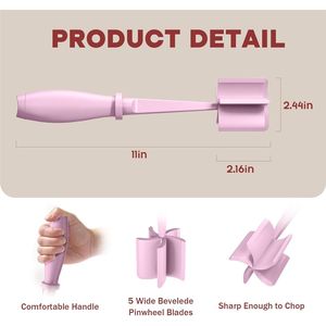 Picadora de Carne Rosa Resistente al Calor de Primera Calidad, Trituradora de Hamburguesas para Carne Picada, Herramienta de Nylon para Aves - Product Image 4