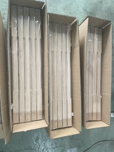 Poplar White <b>Primed</b> Baluster Picket Spindles Ready Paint Stair Parts Installation Construction Villa Hotel Apartment - Product Image 5