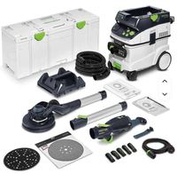 Lijadora de paneles de yeso eléctrica Festool LHS 2 225 CT 36-Set de 400W y 225mm (8.8 pulgadas) de CALIDAD NUEVA