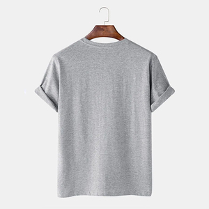 Merry <b>Christmas</b> Men's Knitted Short Sleeve T-<b>Shirt</b> Regular Fit 100% Cotton Solid Casual O-Neck Breathable Quick Dry Streetwear - Product Image 5