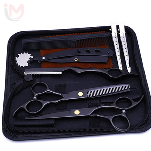 Professional High Quality Durable Stainless Steel Hair Styling <b>Tools</b> Set Customized Color Scissors Thinning <b>Shears</b> Comb Razor - Product Image 5