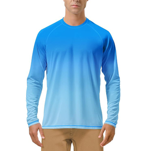 Camiseta de manga larga para hombre, cuello redondo, corte regular, color sólido, tejido de punto, estilo casual, sublimación. - Product Image 3