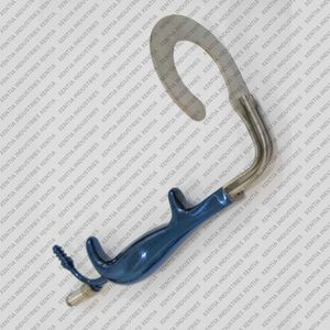 Titanium Coated C-Circular Breast Retractor With Fiber <b>Optic</b> Illuminated Surgical Breast Retractor Plastic Surgery <b>Instruments</b> - Product Image 6
