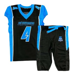 Camiseta de Fútbol Americano Personalizada para Adultos, Ropa Deportiva al por Mayor OEM, 100% Poliéster, Transpirable, de Secado Rápido, Antibacteriana - Product Image 4