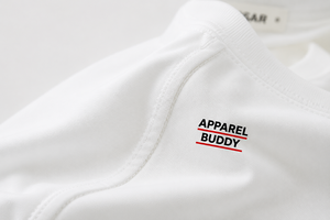เสื้อยืดแขนสั้นผู้ชายแบรนด์ AMY ผ้าฝ้าย 100% ทรงปกติ รับสกรีนโลโก้ ขายส่ง - Product Image 4