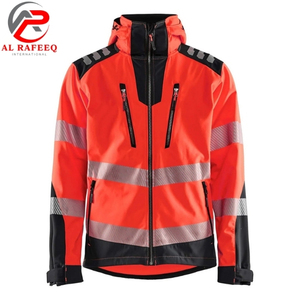 Chaqueta Softshell de Alta Visibilidad 2026, Impermeable, de Poliéster, Ropa de Trabajo de Seguridad con Logotipo Personalizable, Corte Ajustado 2026 - Product Image 4