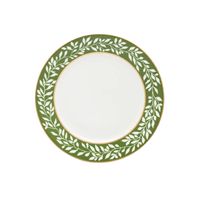 Assiette de Présentation Métallique Luxe Léopard Grenade, Plateau Rond Décoratif avec Bord Doré, Vaisselle de Mariage, Décoration de Fête, Vente en Gros