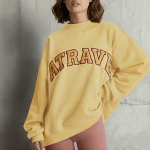 Pull à col montant oversize pour femme en tissu polaire durable, écologique, séchage rapide, personnalisable sur le devant, idéal pour l'hiver et le quotidien - Product Image 6