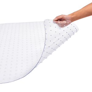 Tapis de sol givré en PVC 2.0 pour l'exercice, 76x122cm (30x48in), design rectangulaire antidérapant avec clous d'ancrage - Product Image 5