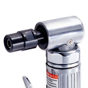 Smerigliatrice Pneumatica ad Angolo Retto con Kit da 10 Frese in Carburo a Taglio Singolo e Cuscinetto a Sfera Leggero - Product Image 6