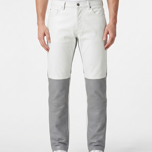 <b>Men</b> <b>Leather</b> <b>Pants</b> Fashion Slim Fit <b>Mens</b> Genuine <b>Leather</b> <b>Pants</b> Wholesale <b>Men's</b> <b>Leather</b> <b>Pants</b> Custom Made <b>Men</b> <b>Leather</b> <b>Pant</b> Pockets - Product Image 1