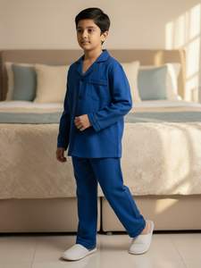 UNBIND Pyjamas pour enfants en pur coton, tendance, à manches longues, très confortables, toutes saisons, de qualité supérieure, pour robe imprimée - Product Image 4