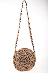 Bolso Bandolera de Yute Estilo Bohemio Ecológico para Mujer, Diseño Cruzado TYNTRA, Tendencia 2026, Ideal para Fiestas en la Playa - Product Image 4