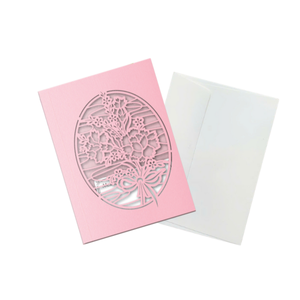 การ์ดป๊อปอัพ 3 มิติ ลายกระถางดอกคาร์เนชั่น การ์ดอวยพร 3 มิติ ทำมือ พร้อมซอง การ์ดป๊อปอัพลายดอกไม้ สำหรับทุกโอกาส งานฝีมือ - Product Image 4