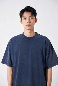 Camisetas Oversize de Algodón 100% Pesado para Hombre con Lavado Ácido Estilo Vintage - Personalización de Logotipo y Antiarrugas al por Mayor - Product Image 2