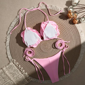 ชุดว่ายน้ำสองชิ้นแบบผูกเชือก - Product Image 6