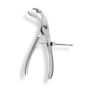 Pinzas de sujeción ósea de grado médico con mandíbula estrecha y mango ergonómico para un agarre seguro de los huesos durante procedimientos quirúrgicos ortopédicos - Product Image 2