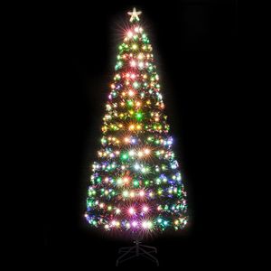 7.5FT Fiber Optic Christmas <b>Tree</b> with 260 LED Lamps and 260 Branches Christmas <b>Lights</b> Product Category - Product Image 2