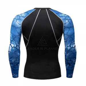 เสื้อคอมเพรสชั่นผู้ชายขายดีทันสมัย เสื้อผ้าออกกำลังกายยืดหยุ่น เสื้อคอมเพรสชั่นผู้ชาย - Product Image 2