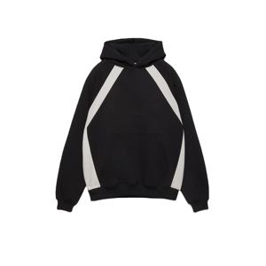 Nouveau style automne – Sweat à capuche oversize en molleton épais 100 % coton avec bretelles, pour homme – Chaleur supérieure, style urbain - Product Image 1