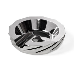 Cendrier en métal rond de qualité supérieure, finition dorée, accessoires pour fumeurs, cendrier artisanal, prix de gros - Product Image 2