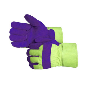 Guantes de Trabajo de Cuero Vacuno, Guantes Industriales de Cuero Resistentes para Protección en Trabajos Pesados, con Refuerzo en Dorso y Puño - Product Image 5