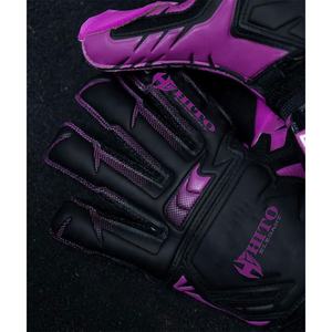 Gants de gardien de but professionnels en silicone injecté sur le dos et contact en Lycra sur la paume, avec sangle intégrée – Qualité supérieure – Offre spéciale - Product Image 6