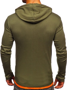 Sudaderas con capucha informales de manga larga Tops ajustados de invierno hechos de poliéster/algodón - Product Image 2