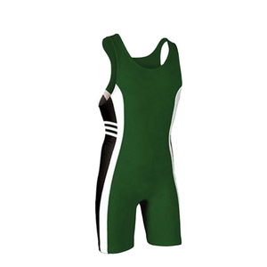 Unisex Fitted Wrestling Singlet Color Blocked Red <b>Black</b> White Spandex Polyester Stretch <b>Combat</b> Sports Apparel Adult Style USA - Product Image 6