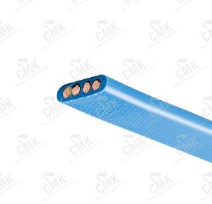 สายไฟฟ้าแบบแบน CMK 750V Festoon ขนาด 16 AWG GI ความยืดหยุ่นสูง ทนทาน สำหรับส่งกำลังไฟฟ้า กระแสไฟฟ้า 10A สำหรับลิฟต์และอุตสาหกรรม - Product Image 4