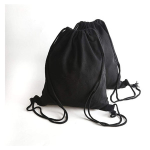 Mochila de Algodón con Cordón, Ecológica, Tejida, Color Natural, Diseño Simple para Uso en Exteriores, Mejor Precio, Venta al Por Mayor, OEM - Product Image 5