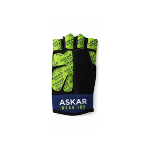 Gants de fitness unisexes mi-doigts bleu-vert respirants antidérapants pour musculation et entraînement en salle de sport avec support de poignet - Product Image 2