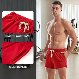 Shorts de sport pour homme de haute qualité, personnalisables avec logo, séchage rapide, pour la course à pied, la gym et le fitness. - Product Image 2