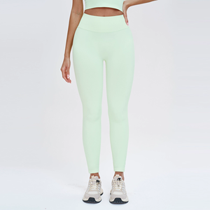 Pantalons de yoga et leggings pour femmes, en nylon, sans couture, respirants, légers, avec logo, très demandés - Product Image 6